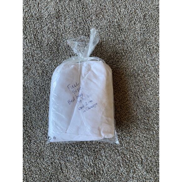 Fully Sealable Waterproof Full Mattress Protector Zip Closure Bedbug Protector+ - Picture 4 of 4